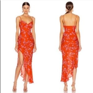 NICHOLAS • Dress Silk Floral • 8 • bump friendly